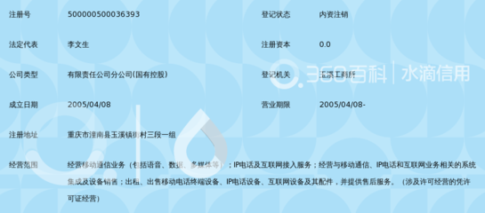 中国移动通信集团重庆潼南玉溪营业厅