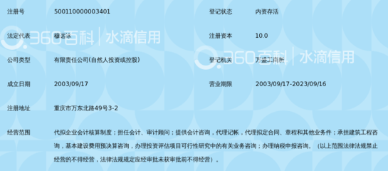 重庆市万盛区兴业会计咨询