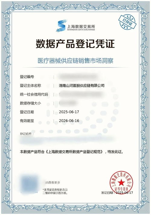 全省首张医疗数据产品登记凭证落地开福