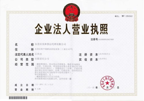 东莞市美和货运代理